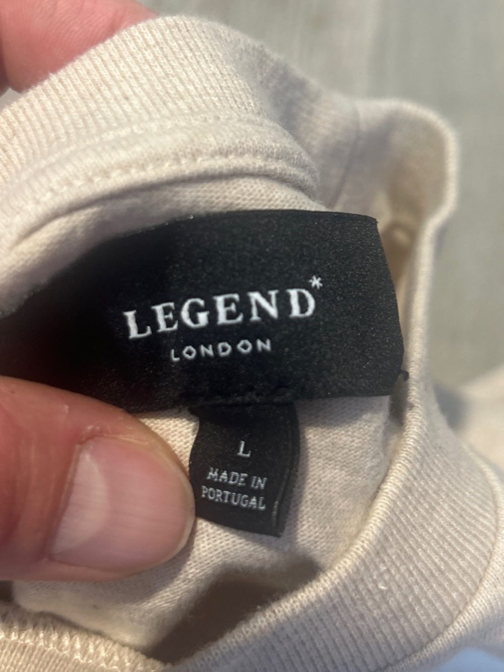 Legend London T-Shirt Bundle (3) | Size L | White, Black, Cream